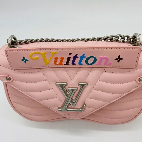 SOLD!!!!Louis Vuitton New Wave Chain Bag Mm S Pin - Picture 11 of 16